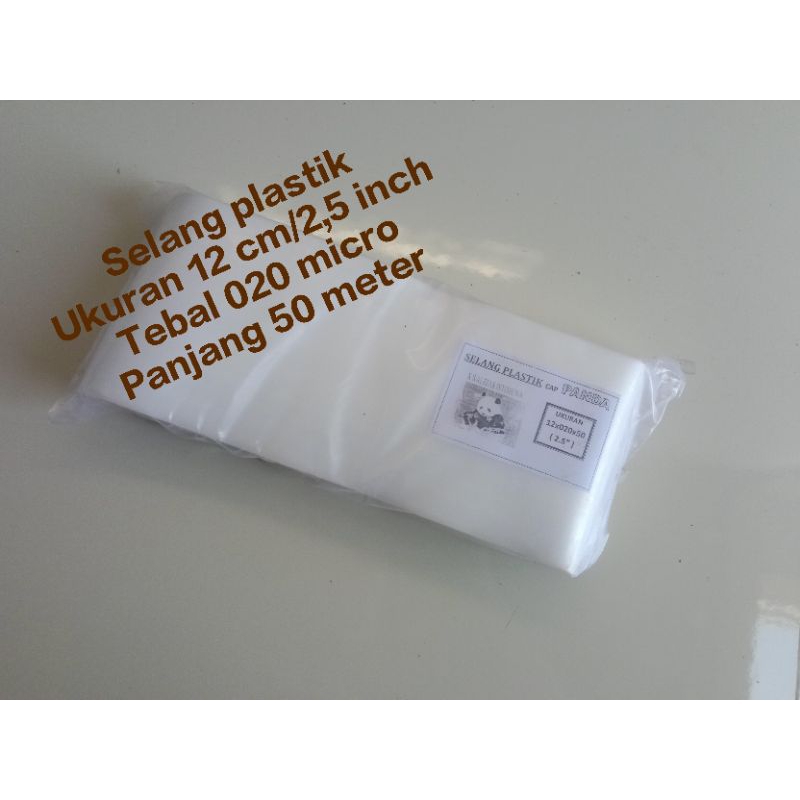 Jual selang plastik 2,5dim panda, selang plastik lipat, selang diesel