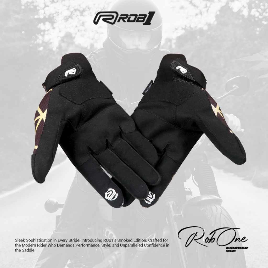 Jual ROB1 GLOVE SMOKED EDITION ( BLACK ) | Shopee Indonesia