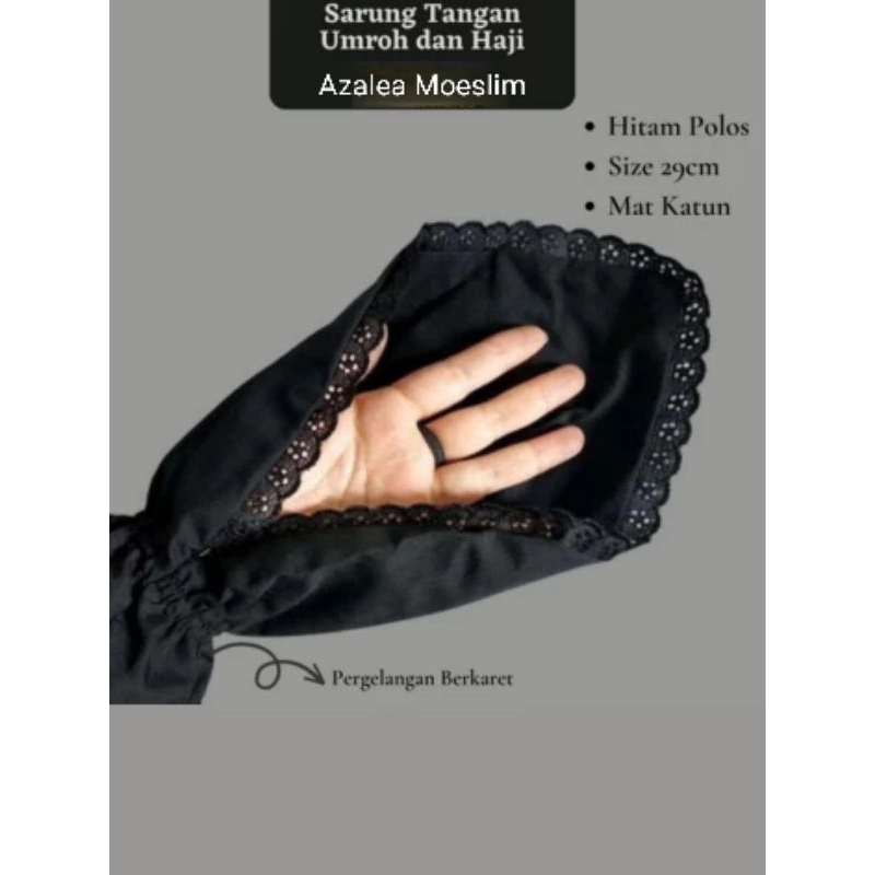 Jual Azalea Moeslim - Sarung Tangan Umrah Haji Wanita Muslim | Shopee ...