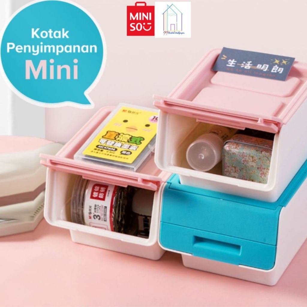 Jual MINISO Kotak Penyimpanan Mulut Kuda Nil Rak Serbaguna Storage Box ...