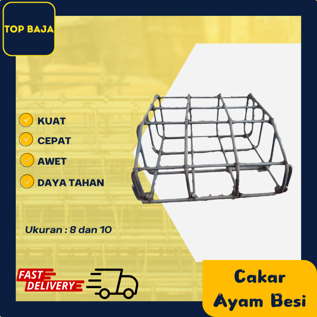 Jual Pondasi Struktur Cakar Ayam ukuran 40x40, 50x50,dan 60x60 Besi ...