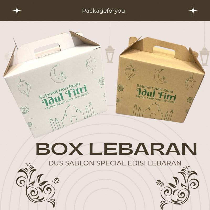 Jual Box Parcel Jinjing X X Cm Kardus Parcel Lebaran Isul Fitri