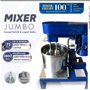Jual stand mixer es krim mesin adonan roti rakitan - mixer kue DAMAR ...