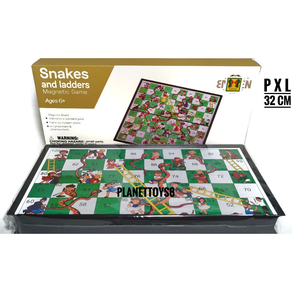 Jual Mainan Ludo Halma Ular Tangga Catur Magnetic Board Game Besar ...