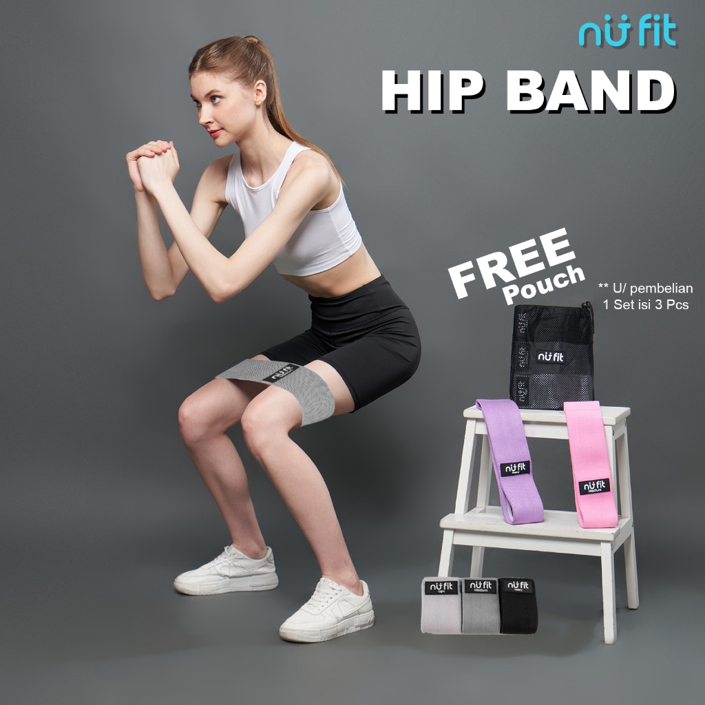 Jual Nu Fit Resistance Hip Band Hip Resistance Band Hip Band 