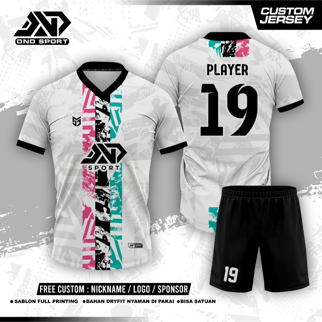 Jual Bisa Satuan Jersey Futsal Custom Jersey Bola Custom Full