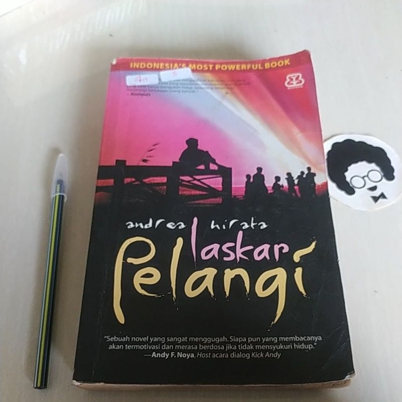 Jual Buku Novel Laskar Pelangi Andrea Hirata Bekas Original Ori