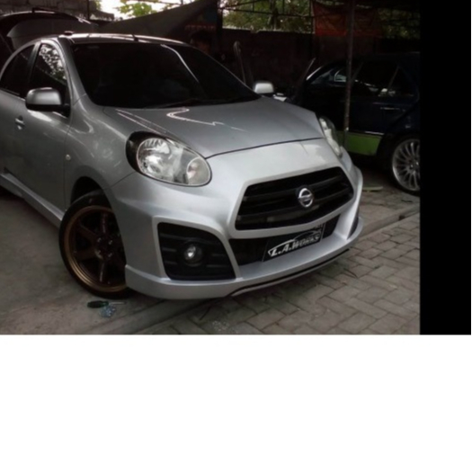 Jual bodykit nissan march impul depan saja thn 2009-2011 Ready stock