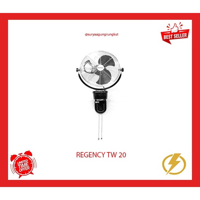 Jual WALL FAN REGENCY 20 INCH - TW 20 | Shopee Indonesia