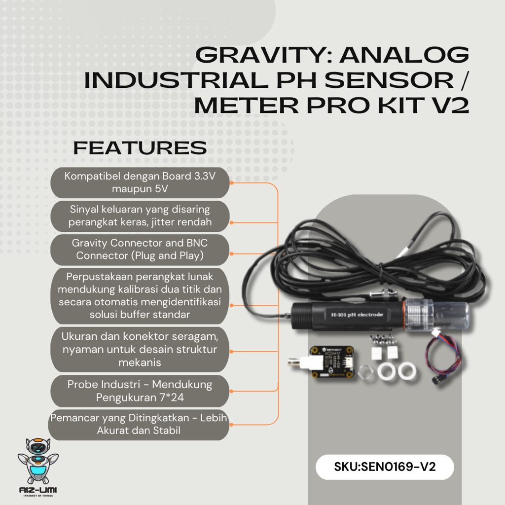 Jual Analog pH Sensor / Meter Pro Kit V2 Shopee Indonesia