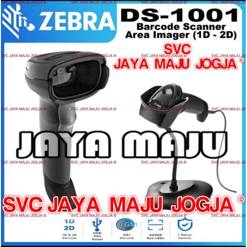 Jual ZEBRA DS 1001 // JANZ BY ZEBRA DS 1001 - USB - 2D 1D || BARCODE ...