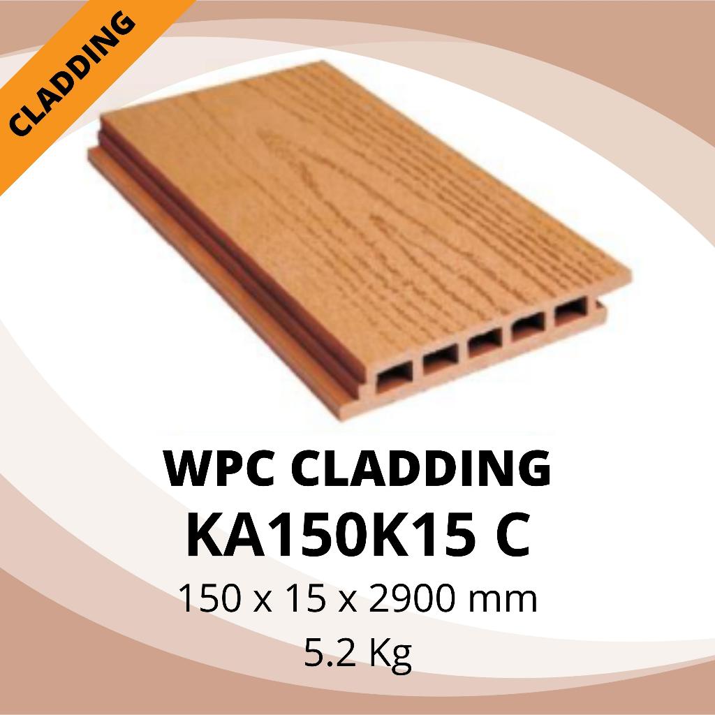 Jual WPC Wall Cladding outdoor per batang kuat tebal anti panas dan ...