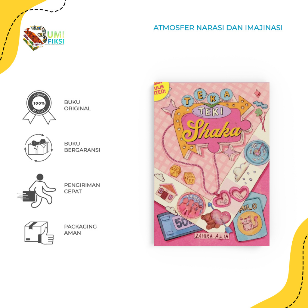 Jual Pre Order - Buku Novel Teka Teki Shaka - Zahira Aulia - Rainbooks ...