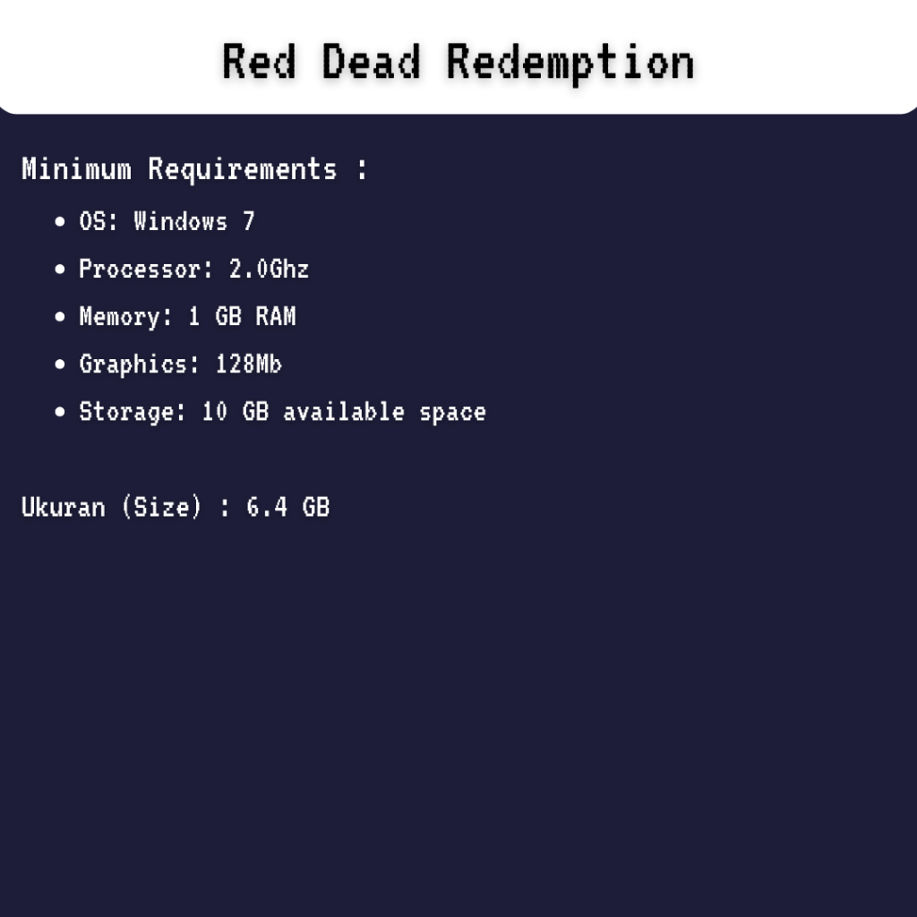Jual Red Dead Redemption Series Collection - Game PC | Shopee Indonesia