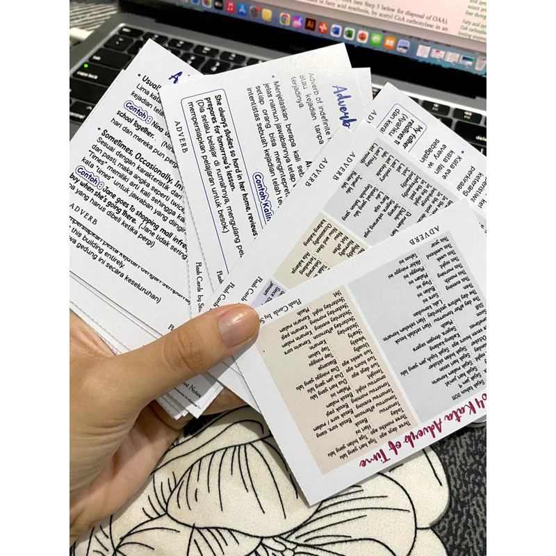 Jual Flashcards Materi Bahasa Inggris by student notes official ...