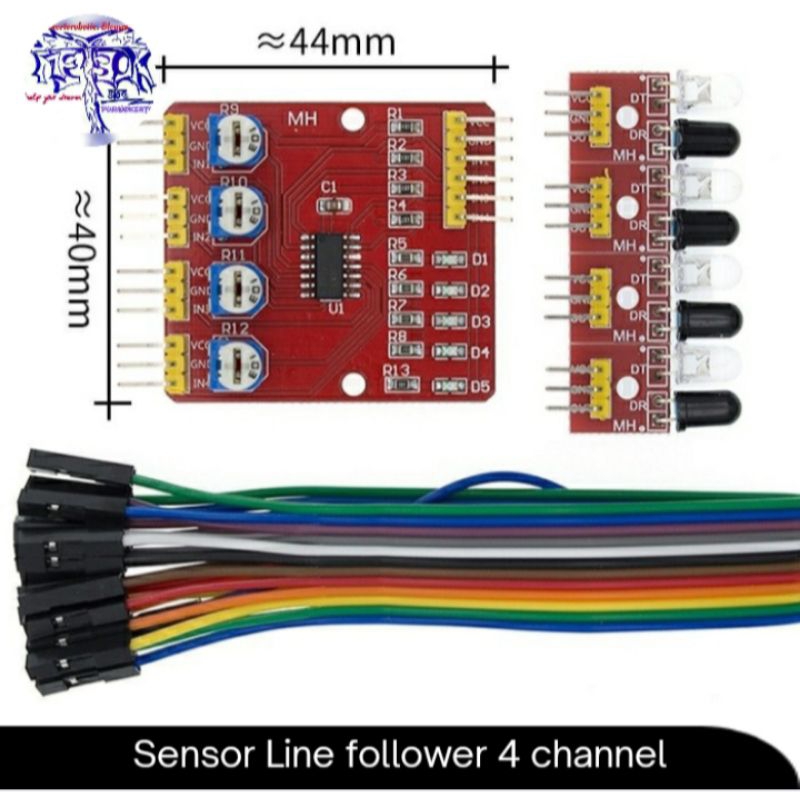 Jual sensor Robot line follower Ir infrared 4 channel | Shopee Indonesia