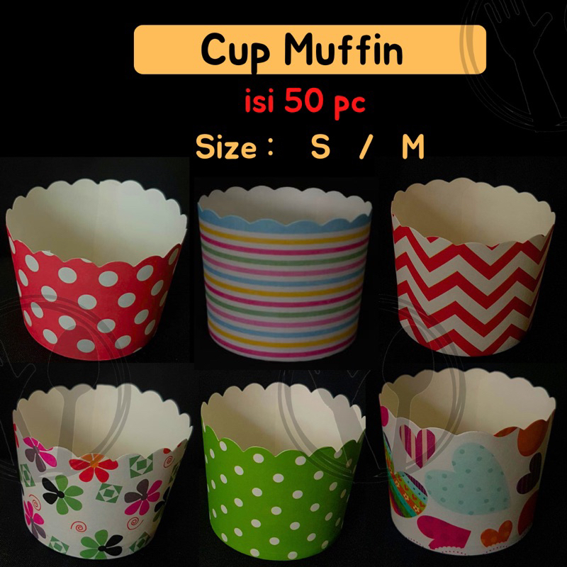 Jual [ISI 50 pc] KERTAS ALAS MUFFIN CUP CAKE BOLU ROTI KUE (50PC ...
