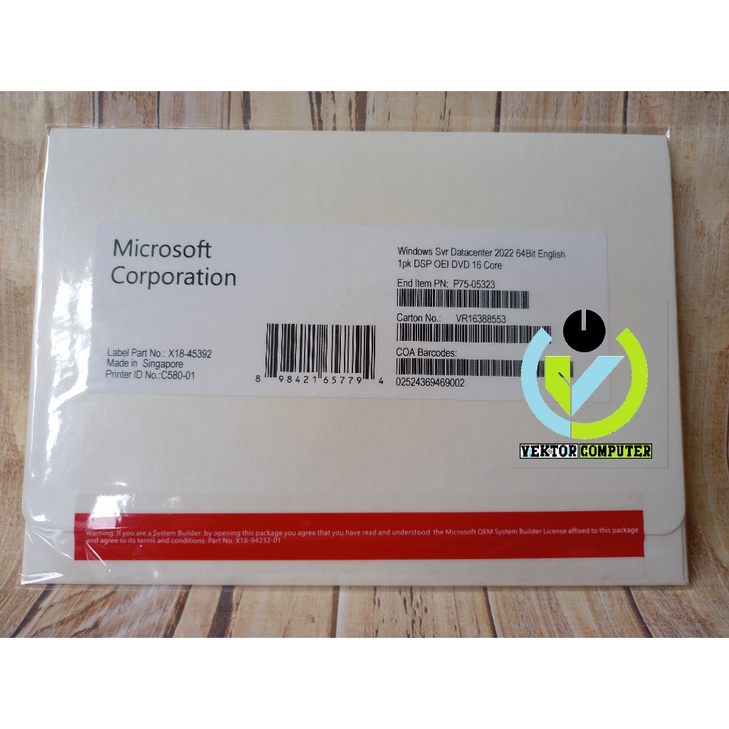 Jual Windows Server 2022 Datacenter 32 Core With COA DVD Original ...