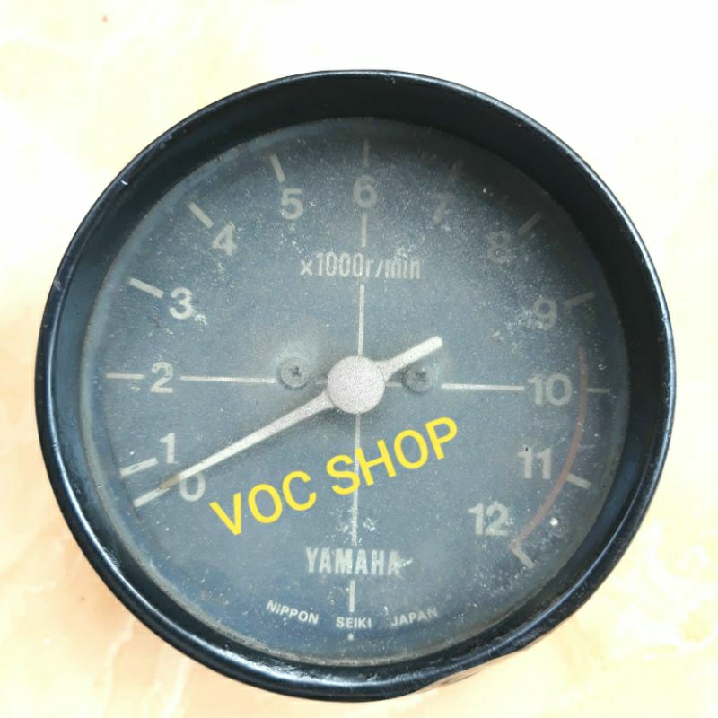 Jual Yamaha RX 100 RX100 Tachometer Tacho Meter RPM Original Bekas ...