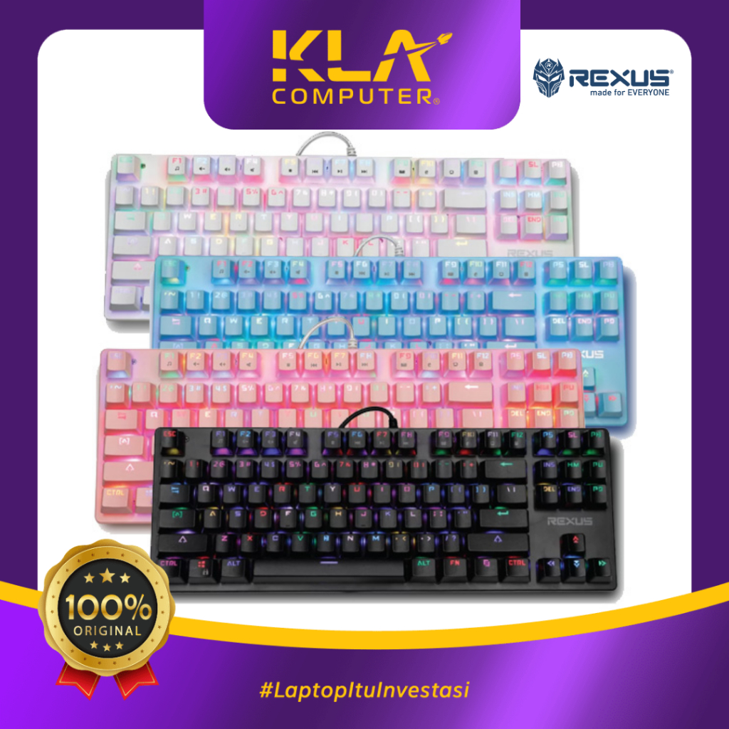 Jual Rexus MX9P / MX9 Pudding TKL RGB Gaming Keyboard | Shopee Indonesia