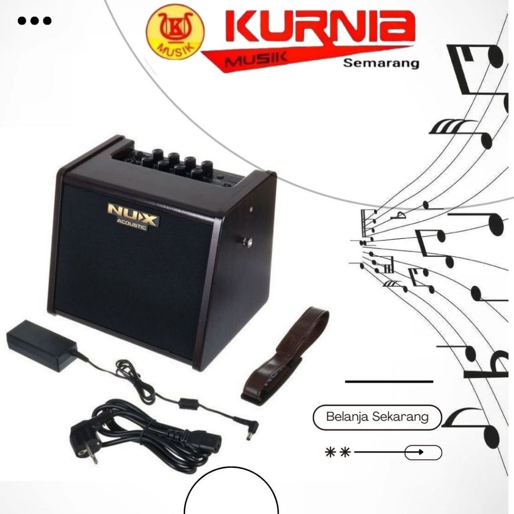 Jual NUX AC25 - AC-25 - AC 25 Acoustic Guitar Speaker Amplifier ...