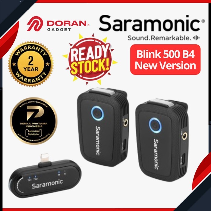 Jual Saramonic Blink 500 B4 New Version Lightning Wireless Microphone