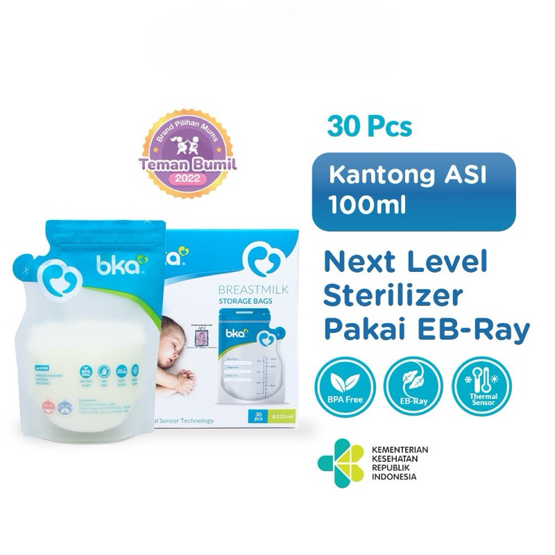Jual Kantong Asi Bka 120 ML Isi 30 pcs - Breastmilk Storage | EB-RAY ...