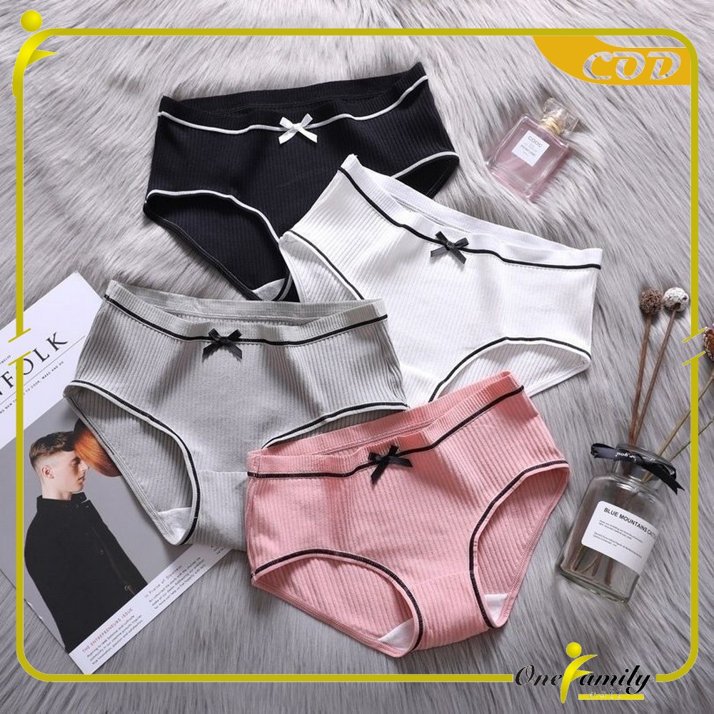 Jual ONE - P61 Celana Dalam Wanita Polos List Pita CD Cewek Import /  Underwear Wanita / Sempak Wanita Sex | Shopee Indonesia