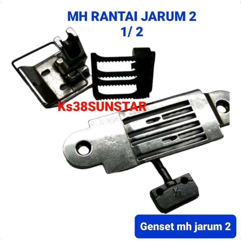 Jual genset mesin jahit rantai mh jarum 2 ukuran 3/8; 1/2 | Shopee ...
