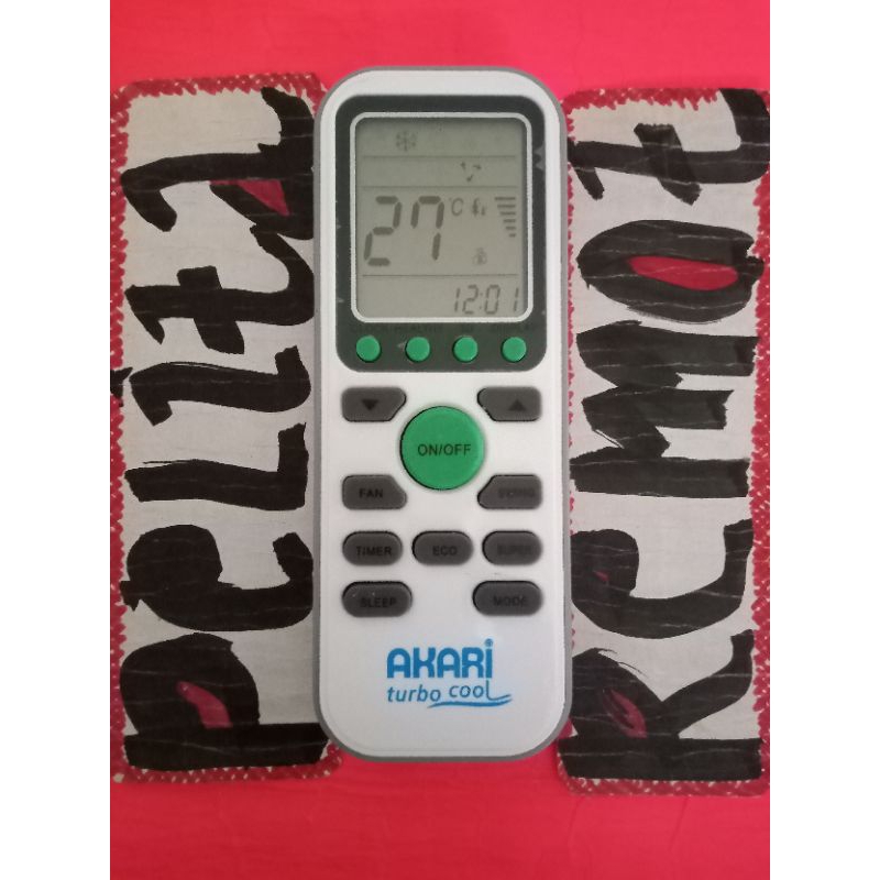 Jual REMOTE REMOT AC TOP COOL R32 AKARI TURBOCOOL ORIGINAL TERLENGKAP ...