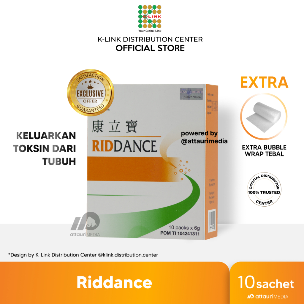 Jual [EXCLUSIVE] Riddance Original K-Link (1 Box isi 10 Sachet) Riden ...