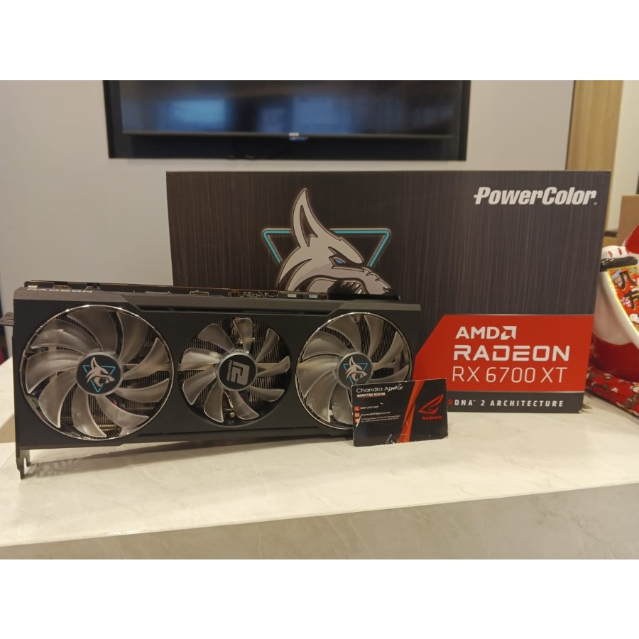 Jual POWERCOLOR RADEON RX6700XT/ RX 6700 XT HELLHOUND 12GB 2ND | Shopee ...
