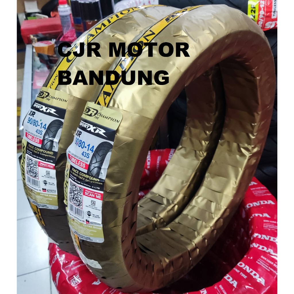 Jual BAN SOFT RACE XR CHAMPION FDR Sport XR RACING 90/80 Ring 14 XR ...