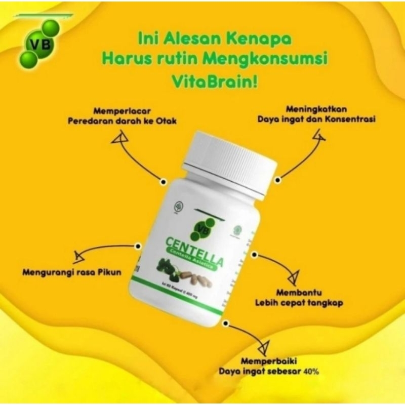Jual VitaBrain VB Centella | Vitamin Otak Terbaik | Distributor ...