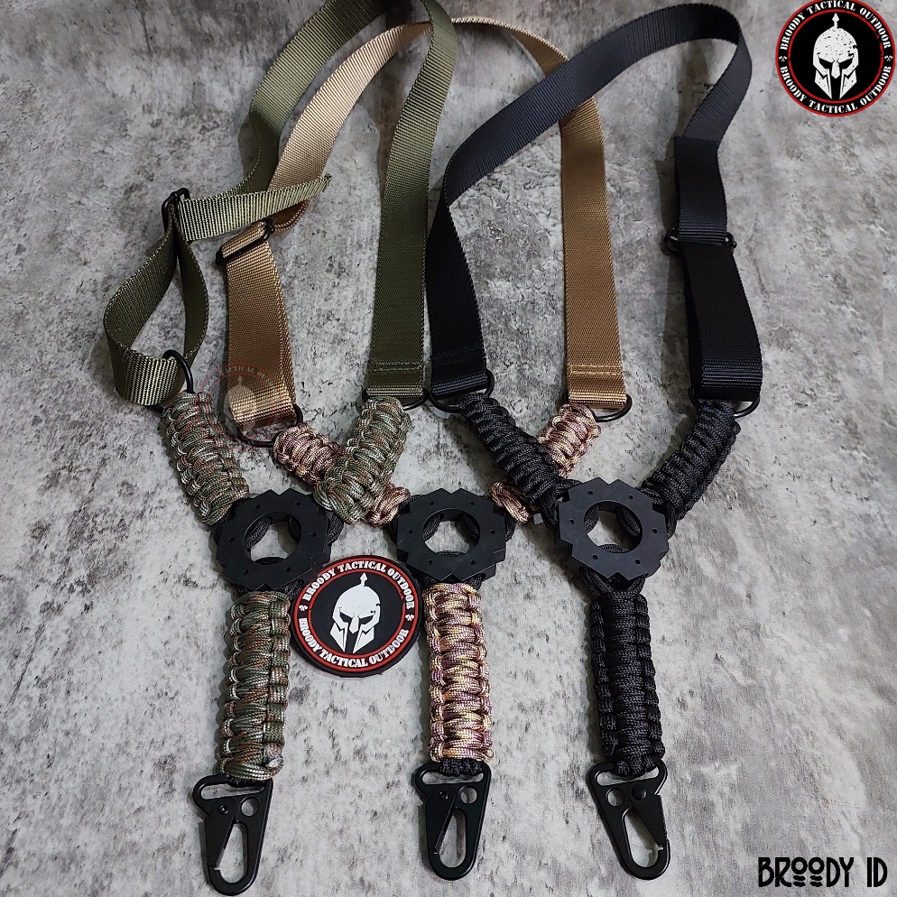 Jual Tali Sling Paracord Tali Bahu Selempang Taktis Tali Sandang