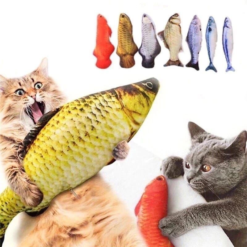 Jual Boneka Ikan Isi Catnip Untuk Mainan Kucing Ukuran 20cm | Shopee ...