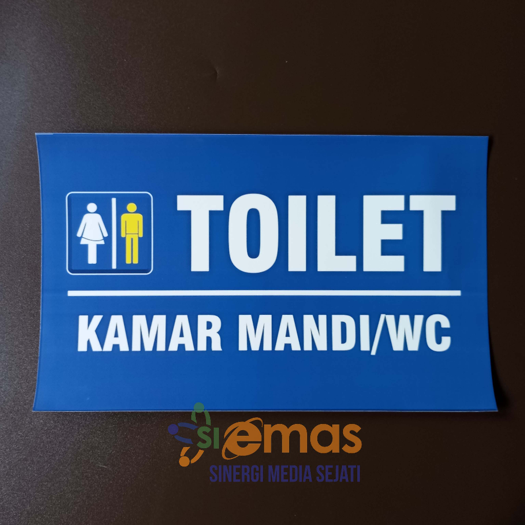 Jual Stiker Toilet Stiker Tanda Ruang Toilet Siswa Guru Pria Wanita