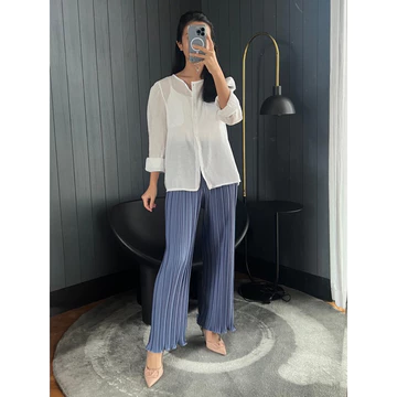 GLITTEN THE LABEL Pleats Pants BB Wavy Celana KULOT Plisket BB Wavy Celana Kulot Plisket BB