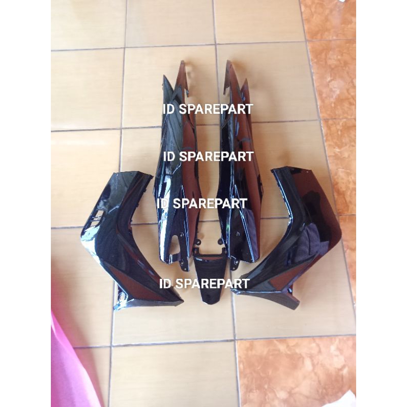 Jual paket body jupiter mx old hitam body kanan kiri sayap kanan kiri ...