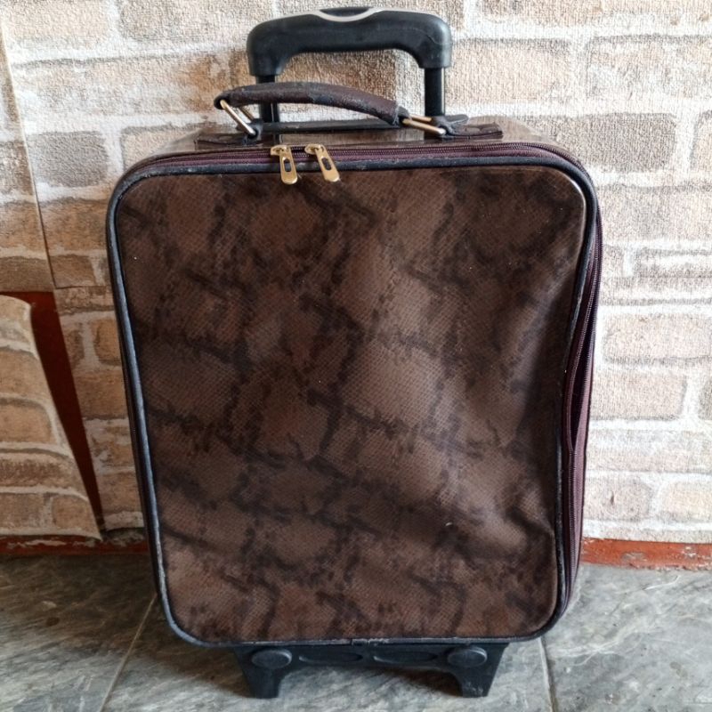 Jual Koper cabin 19 inch kulit | Shopee Indonesia