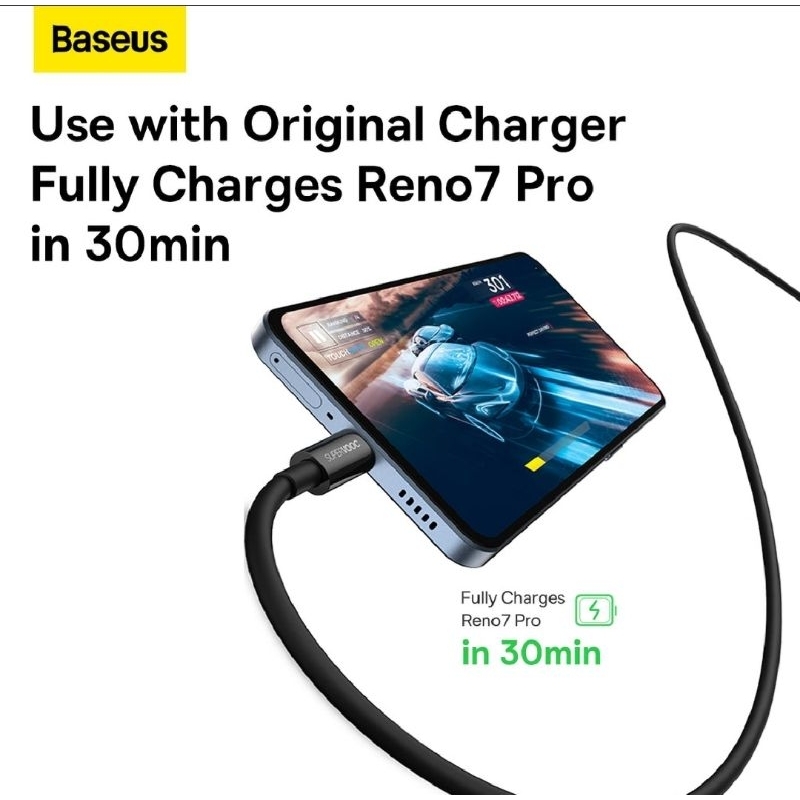 Jual Baseus Superior USB Type C Android Super VOOC Fast Charging Quick ...