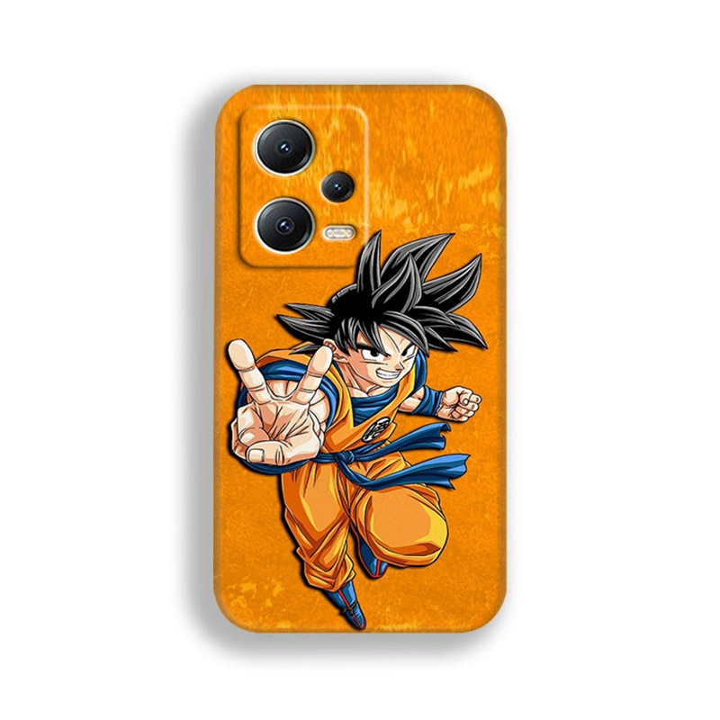 Custodia per Xiaomi Redmi Note 12 Pro 5G Ufficiale Dragon Ball Goten e Trunks Fusion per proteggere il tuo cellulare. Cover per Xiaomi in silicone trasparente flessibile con licenza ufficiale