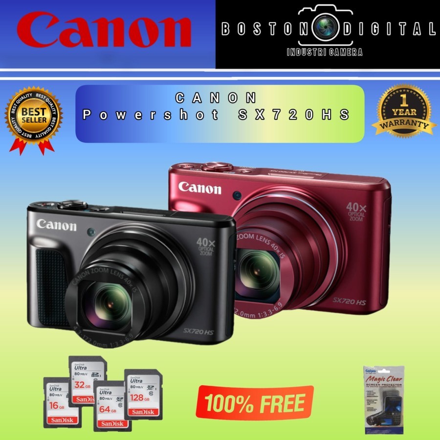 Jual CANON POWERSHOT SX720 HS WIFI / CAMERA DIGITAL CANON SX720 HS