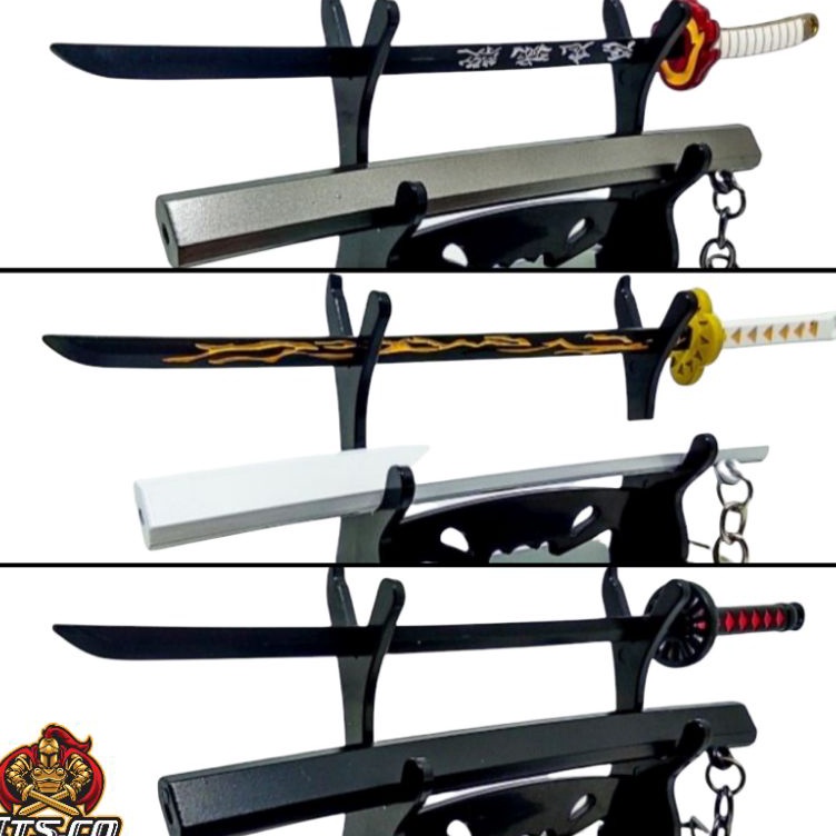 Jual ZONIME Keychain Pedang Demon Slayer Anime Nichirin Kimetsu no