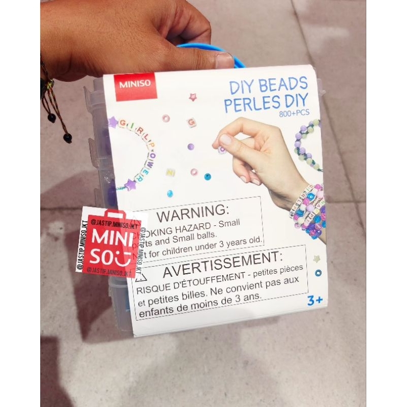 Jual MINISO 🆕 DIY Gelang Beads Layer Organizer Kit (1 Set) Shopee