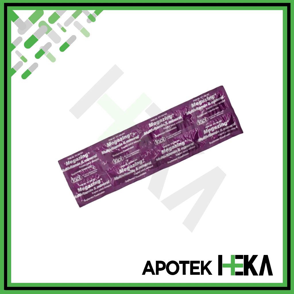 Jual Megazing Strip isi 10 Kapsul - Multivitamin Mineral (SEMARANG ...
