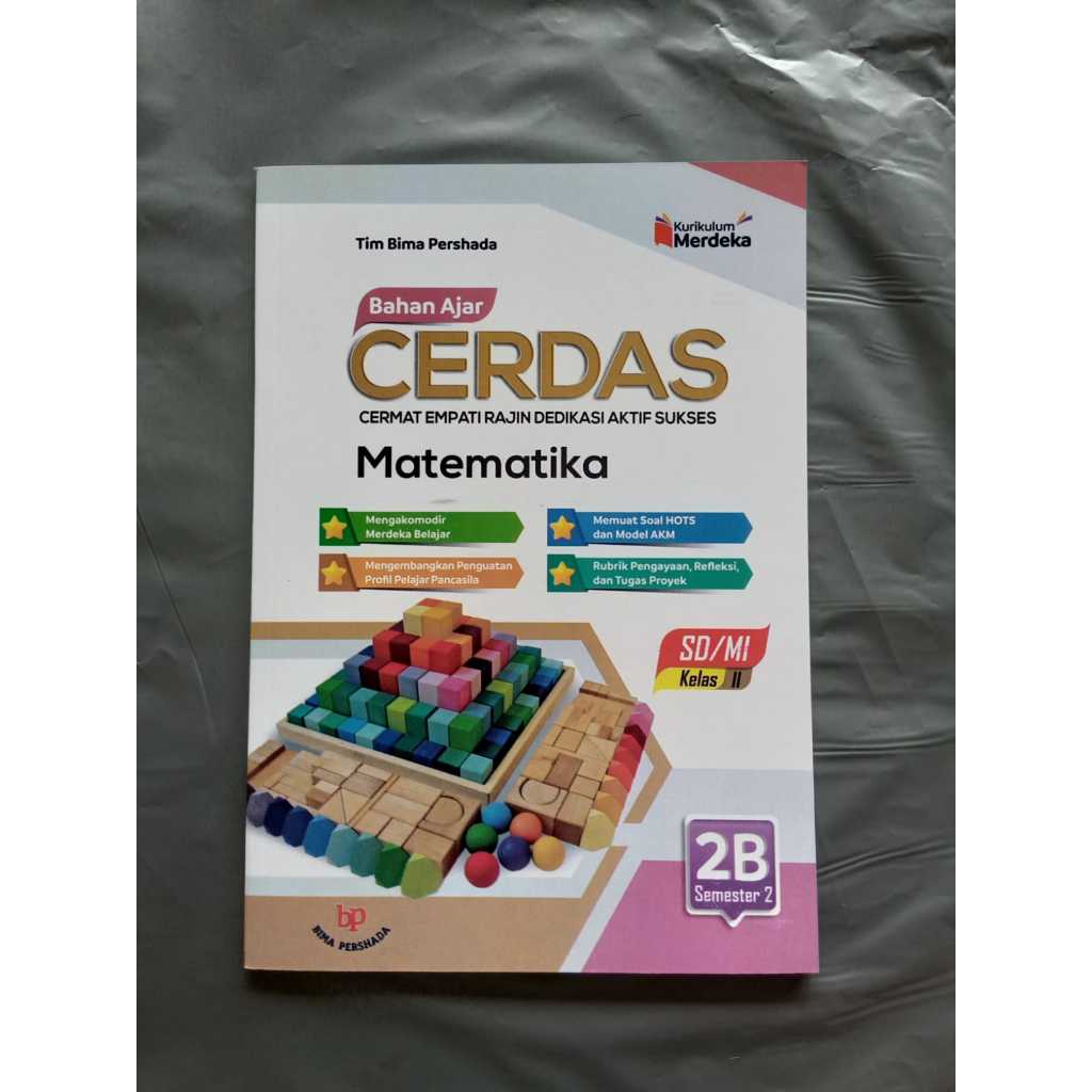Jual Bahan Ajar Cerdas Matematika K.Merdeka BP SD/MI Kelas 2B | Shopee ...