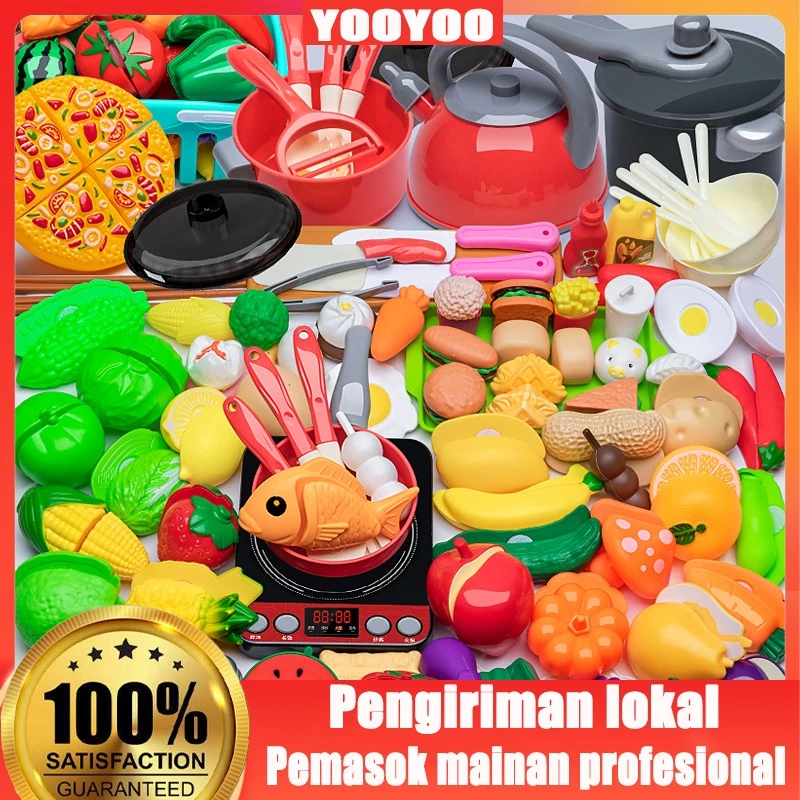 43/59/84/92pcs mainan dapur anak kitchen set masak masakan mainan dapur cooking set