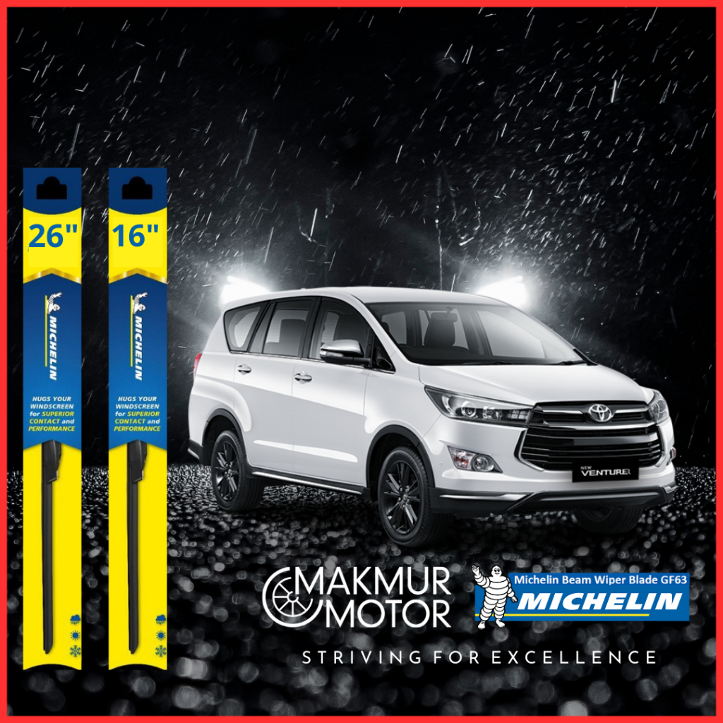 Jual Michelin Frameless Wiper Gf For Innova Reborn Wiper Set Isi