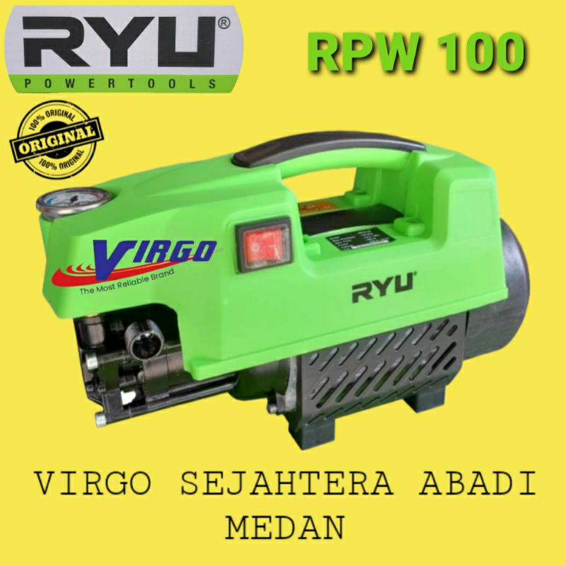 Jual RPW100 MESIN STEAM CUCI MOBIL MOTOR JET CLEANER 400W RYU RPW 100 ...